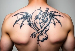Satan protecting lillith tattoo idea