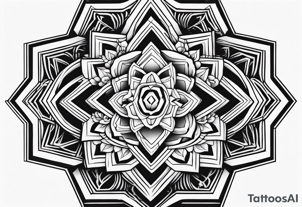 Hexagon tattoo idea