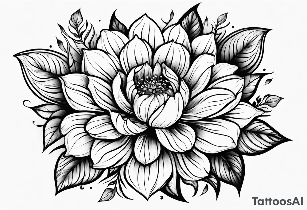 flower tattoo idea