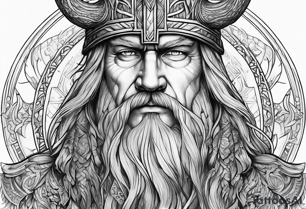 odin tattoo idea