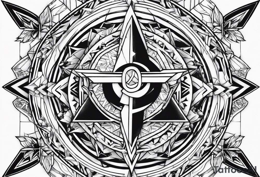 kunai but jesus inside of it tattoo idea