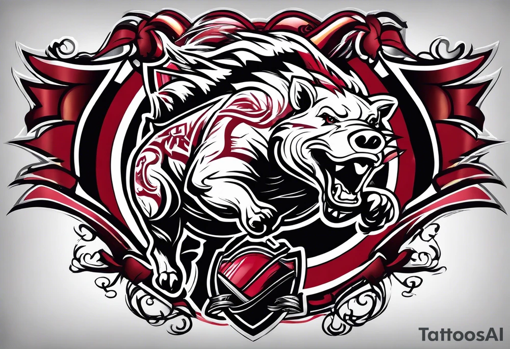 Arkansas razorbacks tattoo idea