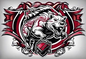 Arkansas razorbacks tattoo idea