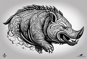 Arkansas razorbacks tattoo idea