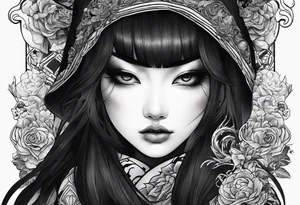 Tomie by Juji Ito tattoo tattoo idea