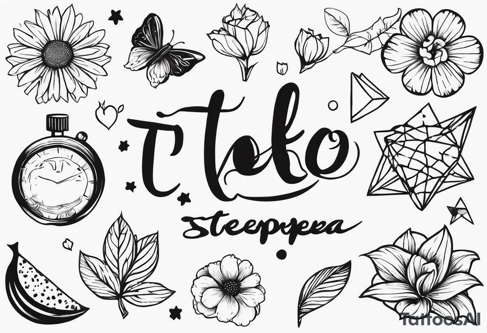 две веточки под ключицы с луной посередине tattoo idea