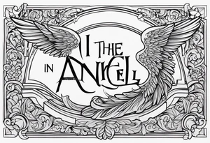 I saw the angel in the marble and carved until I set her free tattoo idea