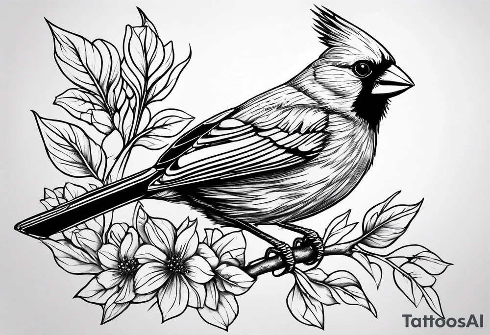 Cardinal tattoo idea