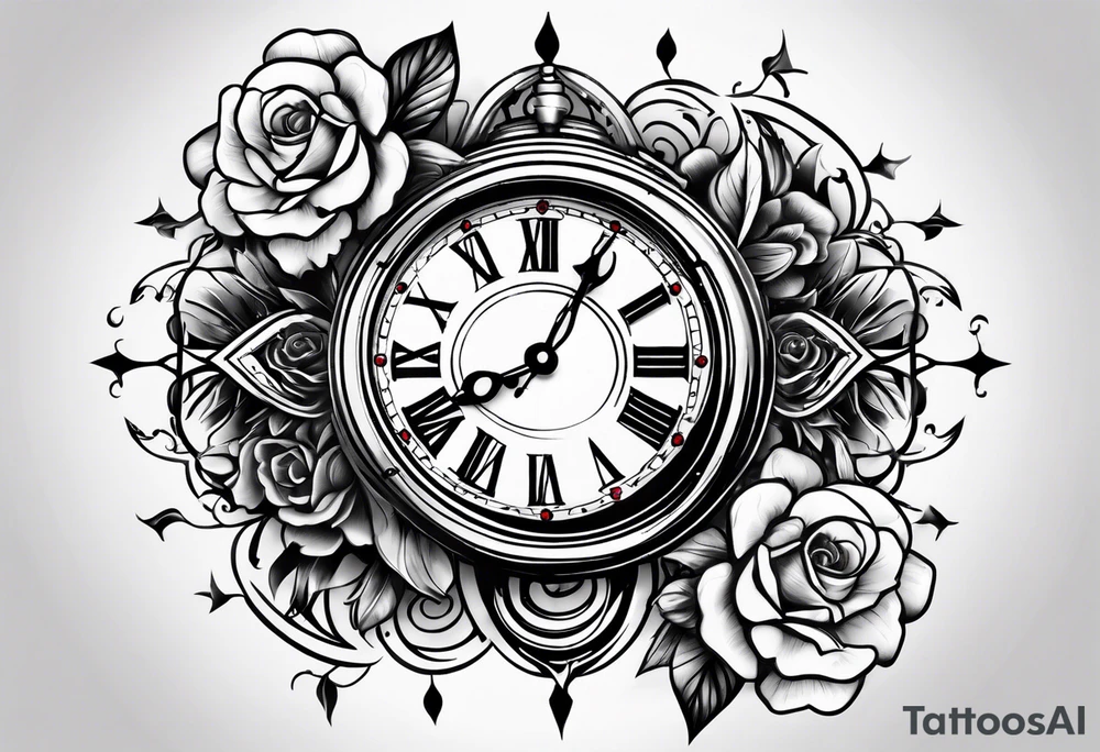 Clock tattoo idea