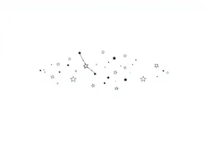 Constellations and star signs tattoo idea