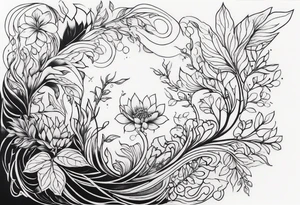 Body that grows plants out of it tattoo idea