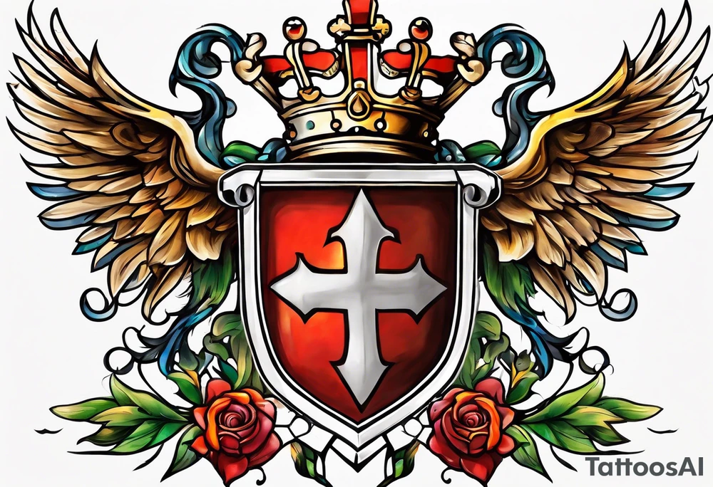 Prentice Family Crest tattoo idea