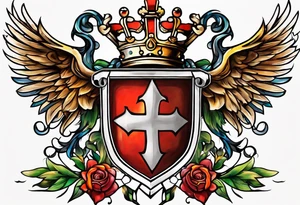 Prentice Family Crest tattoo idea