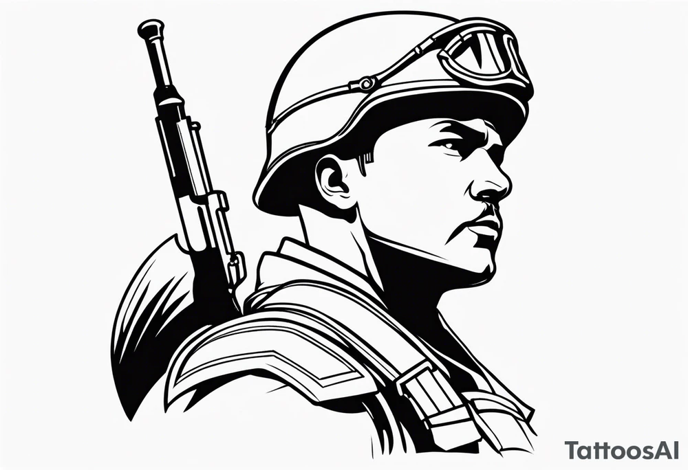 Lithuanian soldier tattoo idea