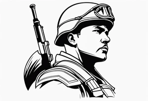Lithuanian soldier tattoo idea