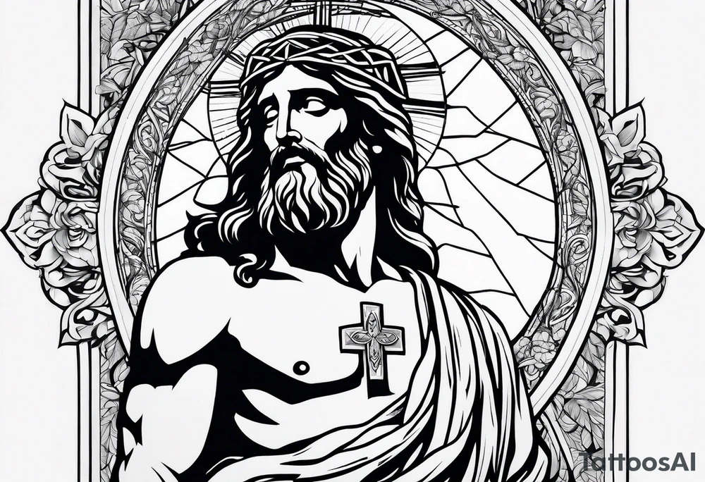 Jesus tattoo idea