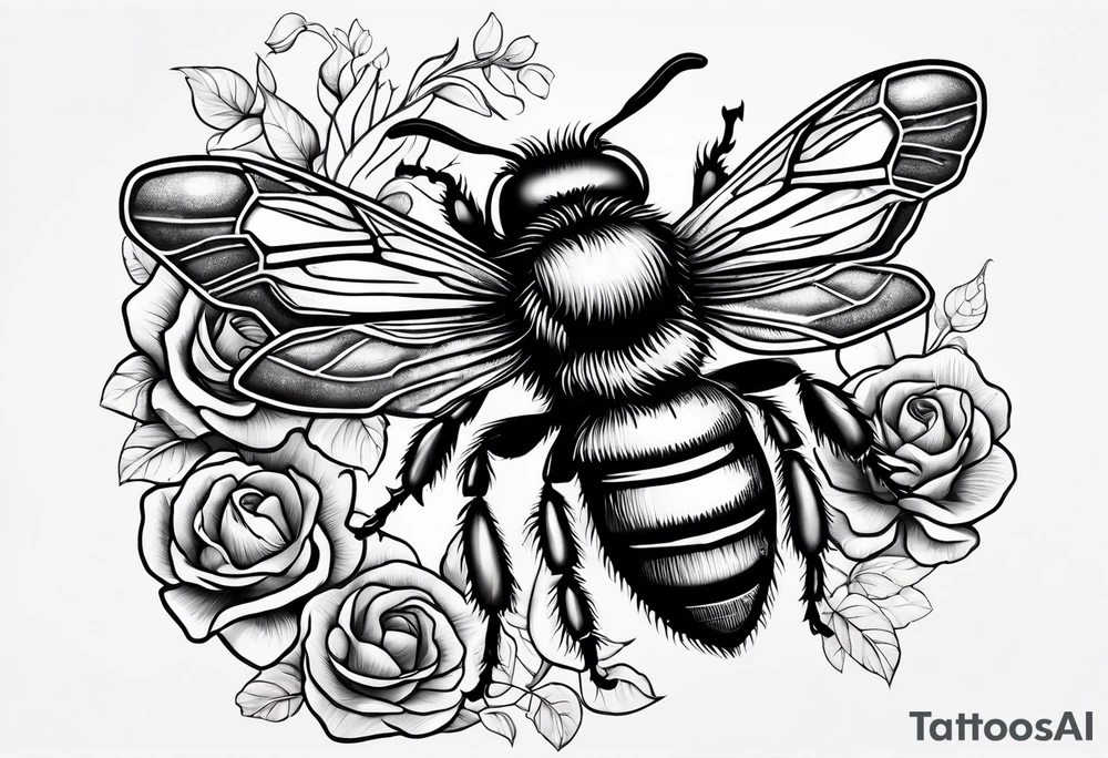 honey bee hive tattoo idea