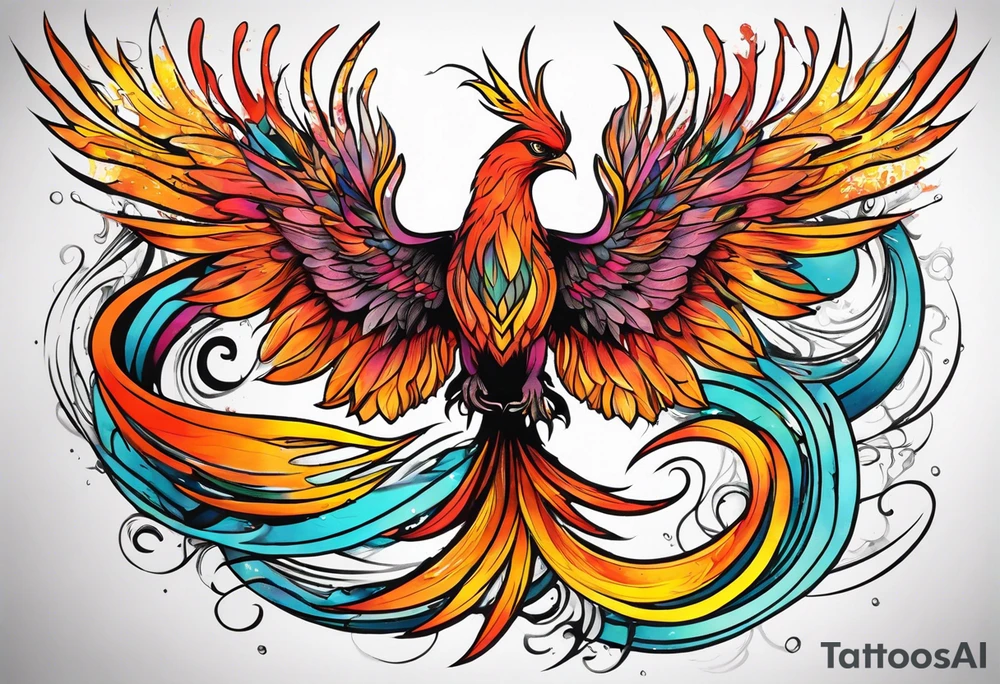 phoenix tattoo idea