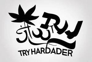 “Try harder” in another language  for a finger tattoo tattoo idea