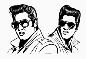 Las Vegas Elvis tattoo idea