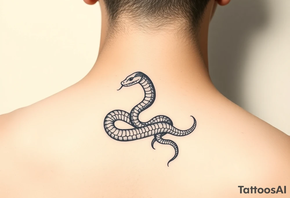 ankler with snake tattoo idea