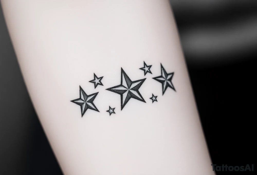 Stars tattoo idea