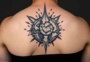 A shattered earth tattoo idea