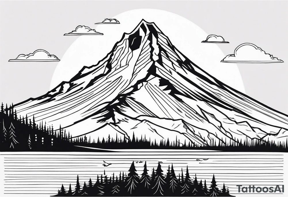 Mount Hood tattoo idea