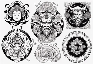 God’s strength tattoo idea
