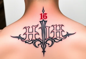 Theses japonés letter. In front of end neck
ジェファーソン
         16 
Red letter in the end of front of neck small letters tattoo idea