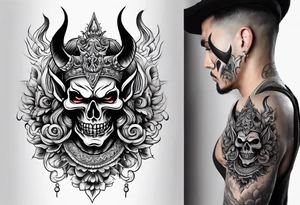 mexican devil tattoo tattoo idea
