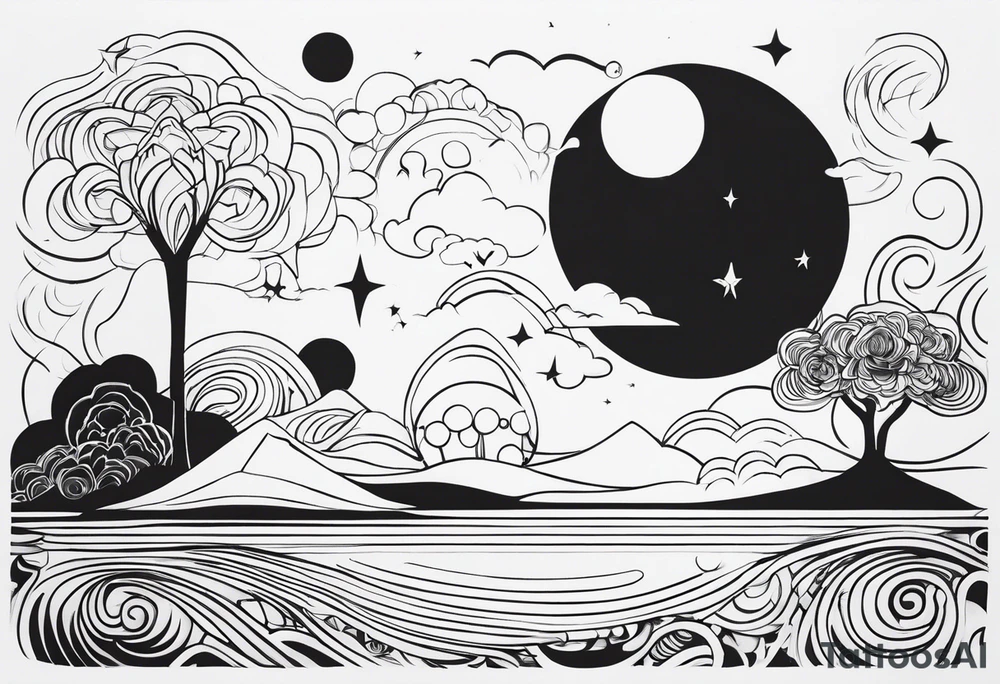 lucid dream tattoo idea