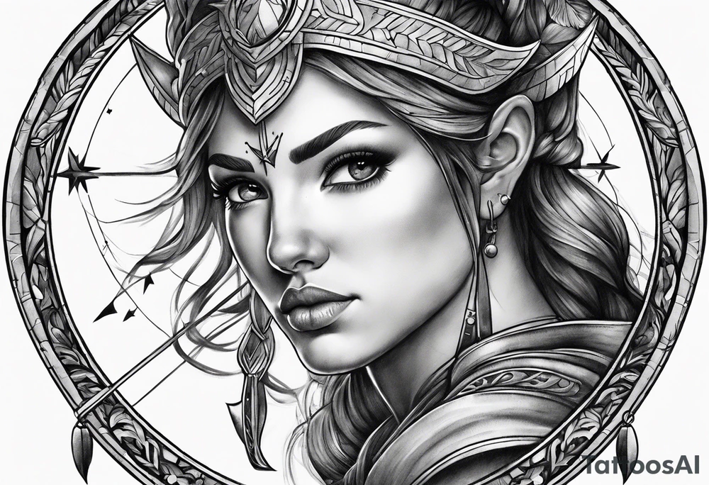 Little Sagittarius tattoo idea