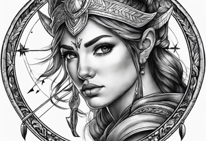 Little Sagittarius tattoo idea