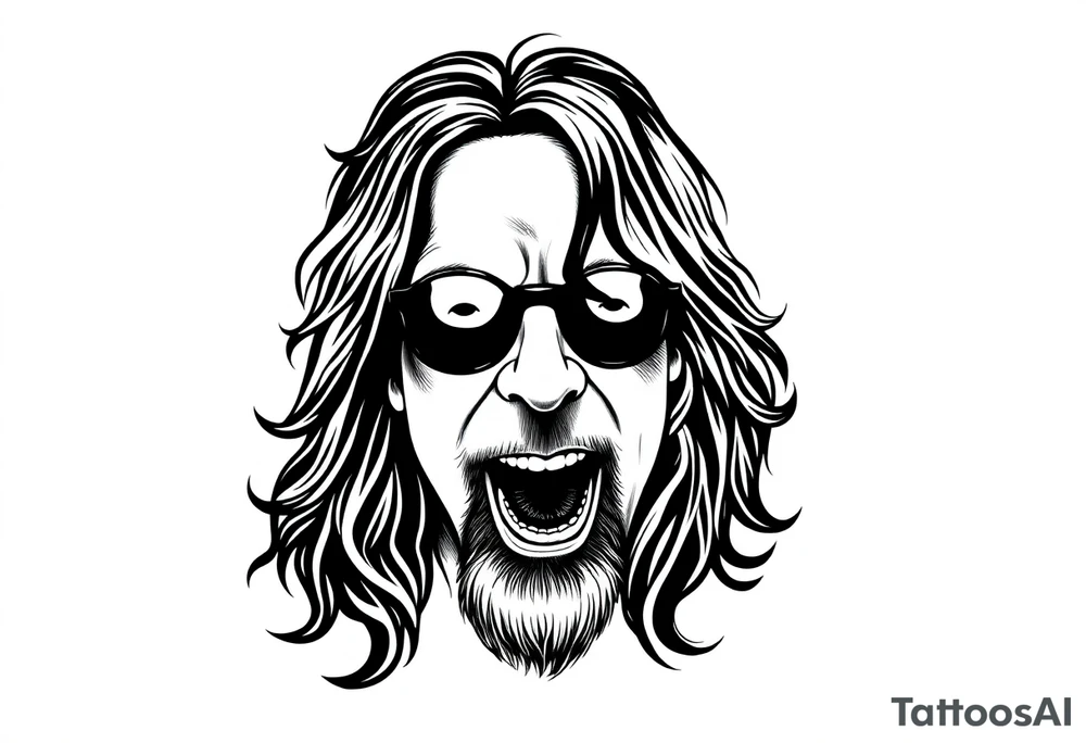 Ozzy Osbourne tattoo idea