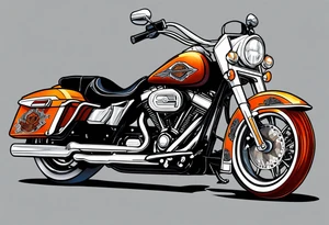 Harley Davidson tattoo idea