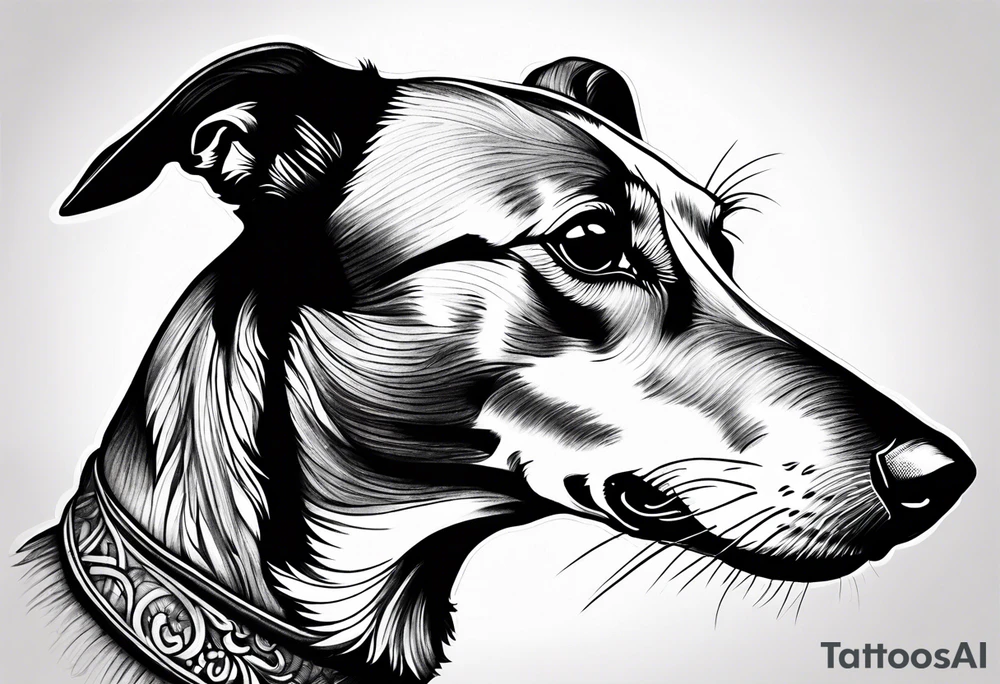 Greyhound tattoo idea