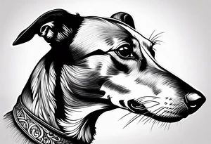Greyhound tattoo idea