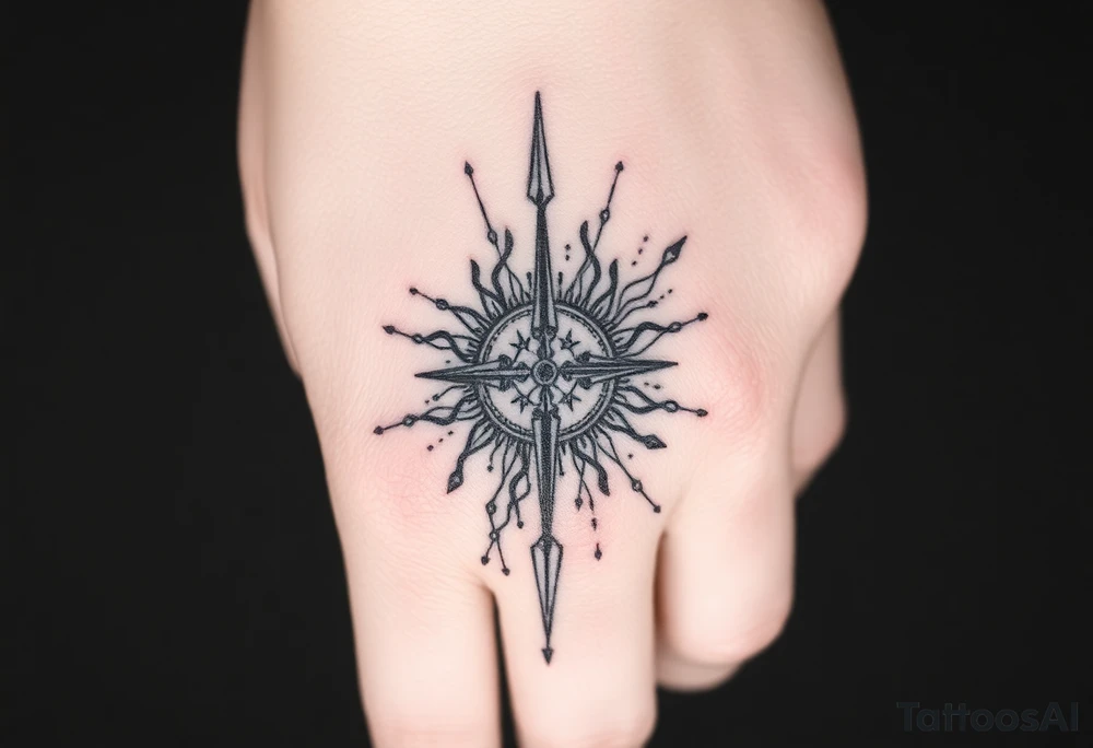 Calmness in chaos tattoo idea