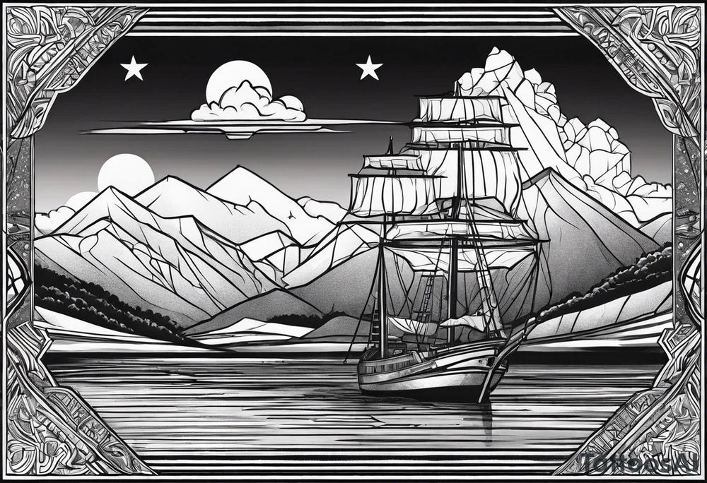 Elements of Trinidad and Canada tattoo idea