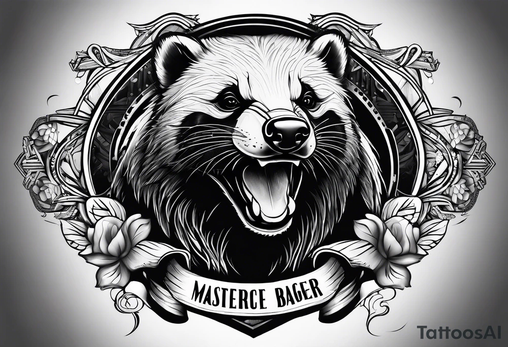 Mc honey badger tattoo idea
