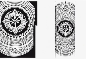 2 inch tattoo above elbow tattoo idea