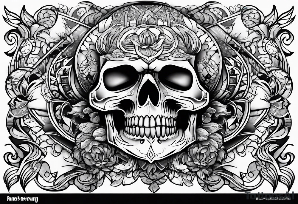 Script work tattoo idea