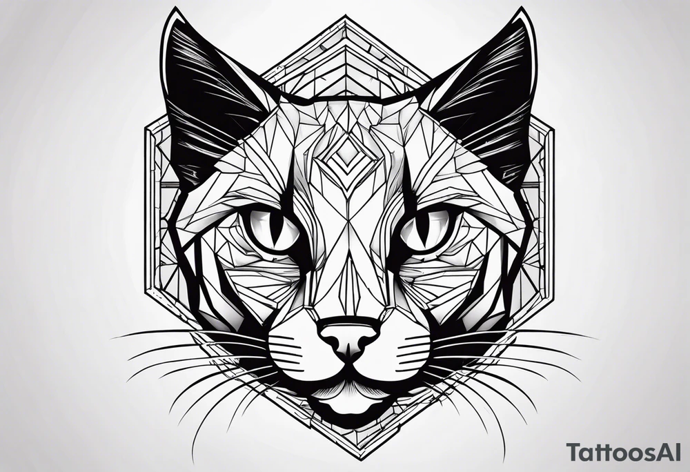 Black Cat tattoo idea