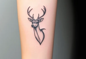 Deer tattoo idea