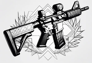 Ar 15 tattoo idea
