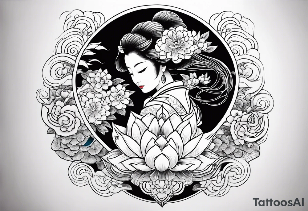 Love, source, abundance tattoo idea