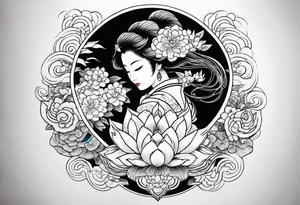 Love, source, abundance tattoo idea