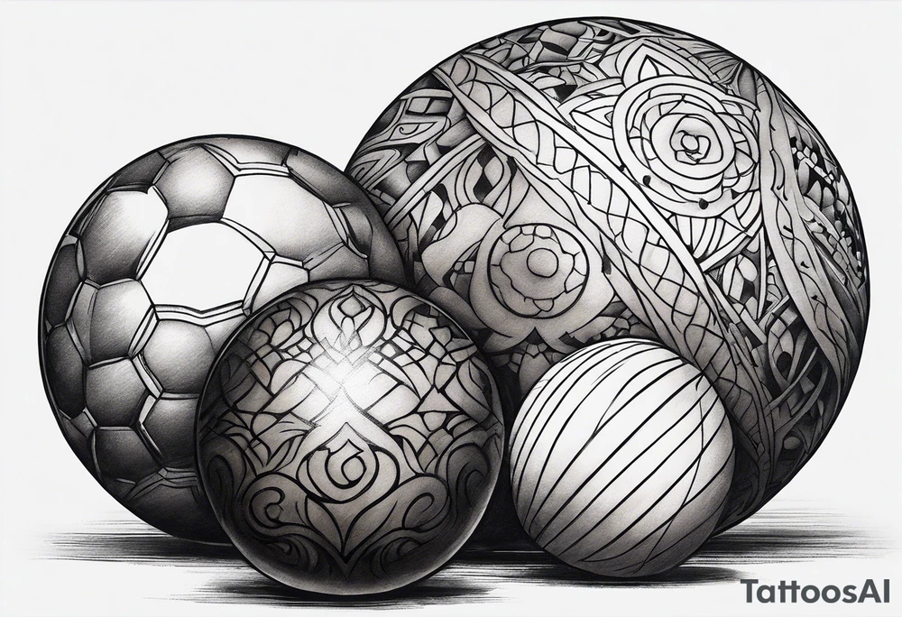 Dick and balls tattoo idea