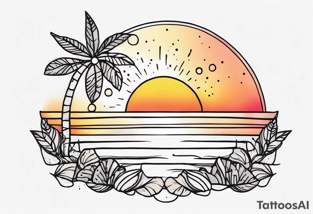 sunrise tattoo idea